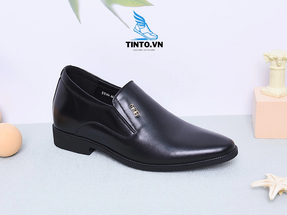 Giày tăng chiều cao 8cm da thật cho nam tinto